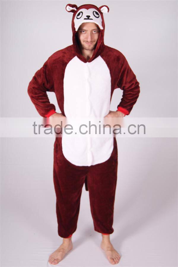 winter make a fleece animal tail adult squirrel mascot costume