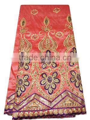 2017 Hot Wedding Dress Lace Indian Raw Silk George Lace Fabric GP0060