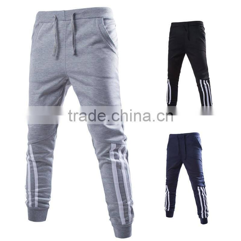 Men's joggers sports slim skinny track pants designs