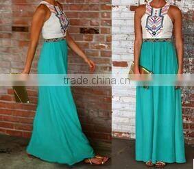 Gauze stiching Chiffon short sleeve blouse summer new design blouse