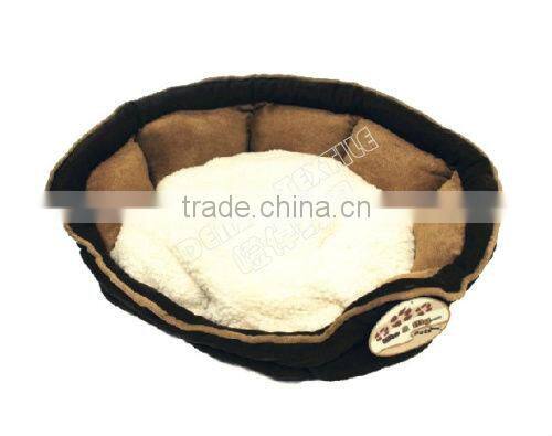 Round Sheep Skin Velvet pet bed