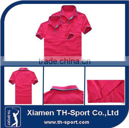 Colorful High Quality Embroidered Golf Shirts