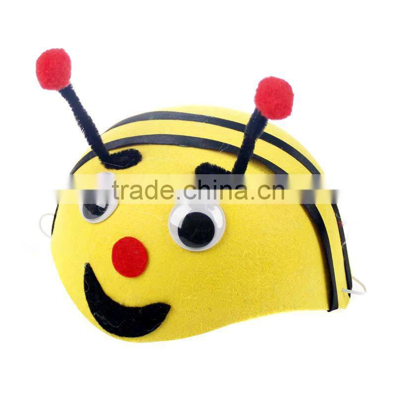 Disney authorized professional export Cheap felt pressure type hat Animal bee hat-pressure