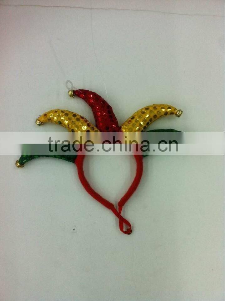 Halloween Clown Headband With Bell