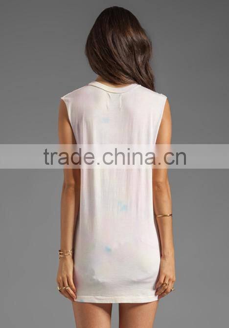 sexy born to run printed sleeveless tank top