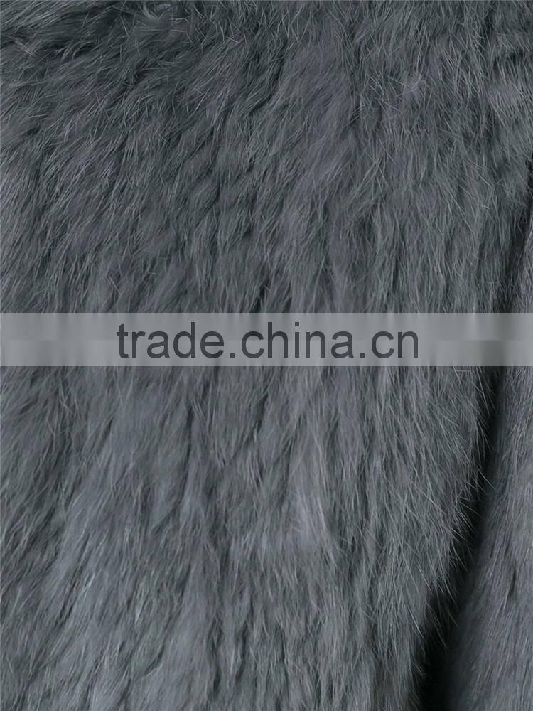 Shandao OEM custom winter soft 3/4 sleeve fashional luxury fur coat