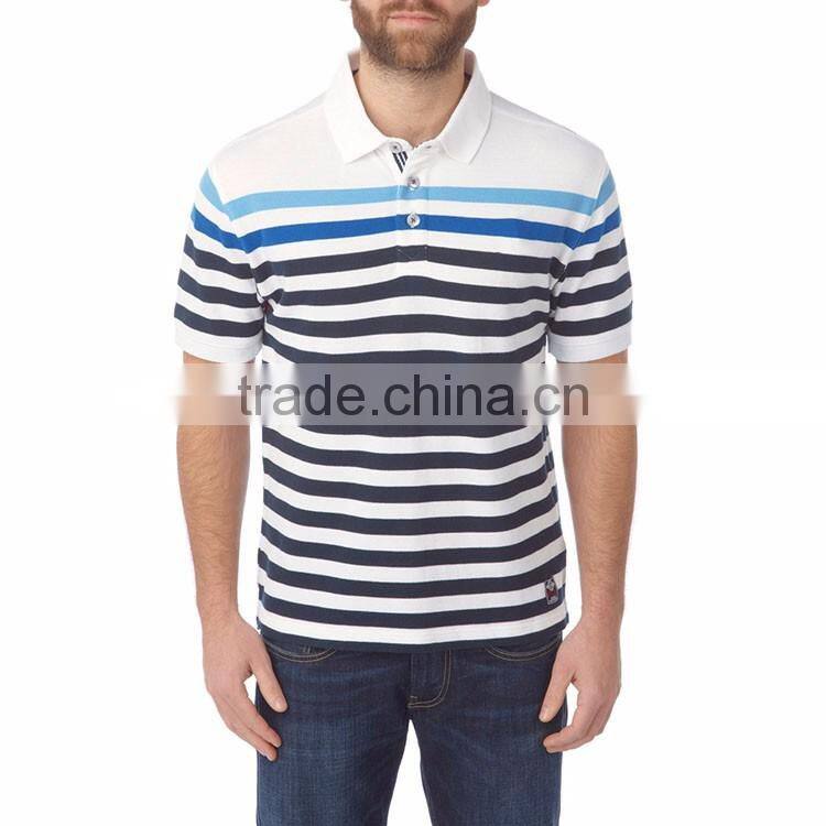 2016 Guangzhou Shandao OEM Cheap 200g 35% Cotton 65% Polyester Short Sleeve Import Export Clothing