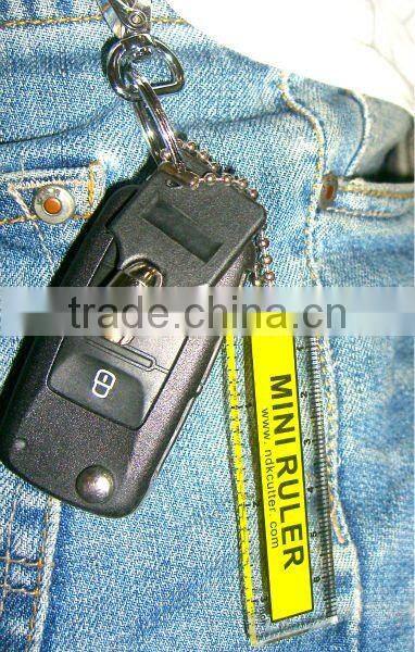 Mini Acryl Ruler with key chain