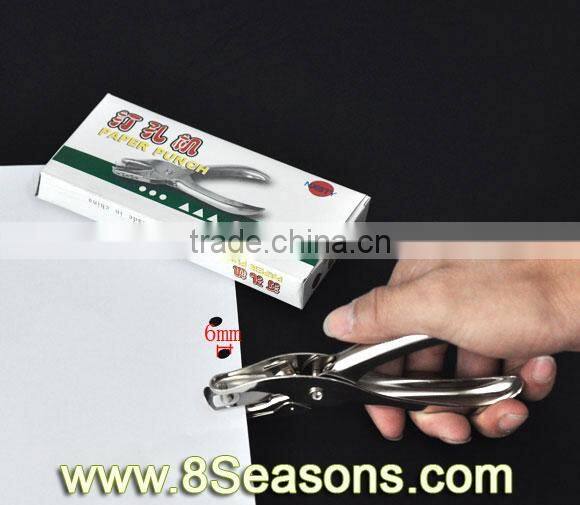 Newest Silver Tone Round Single Hole Craft Paper Punches