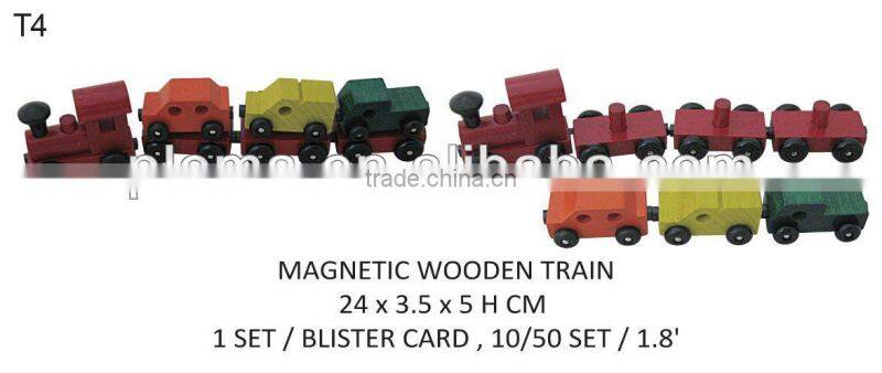 MAGNETIC WOODEN TRAIN