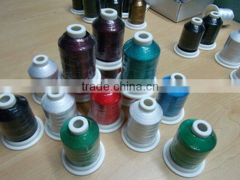 100% metallic machine embroidery thread of high quality