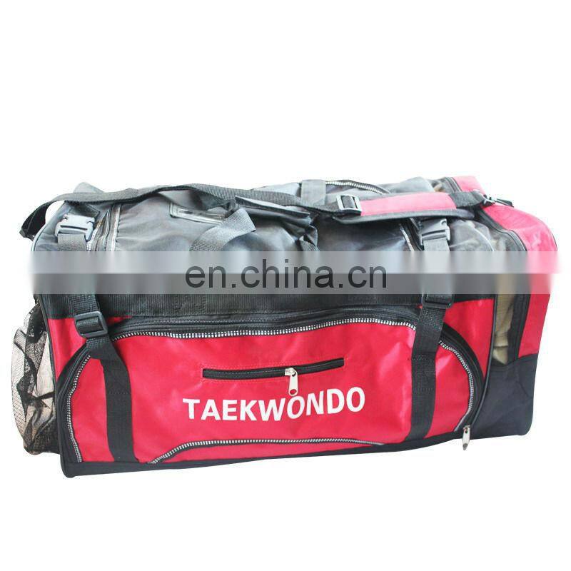 Big taekwondo sparring gear Martial Arts Gear Equipment Bag karate mesh bag