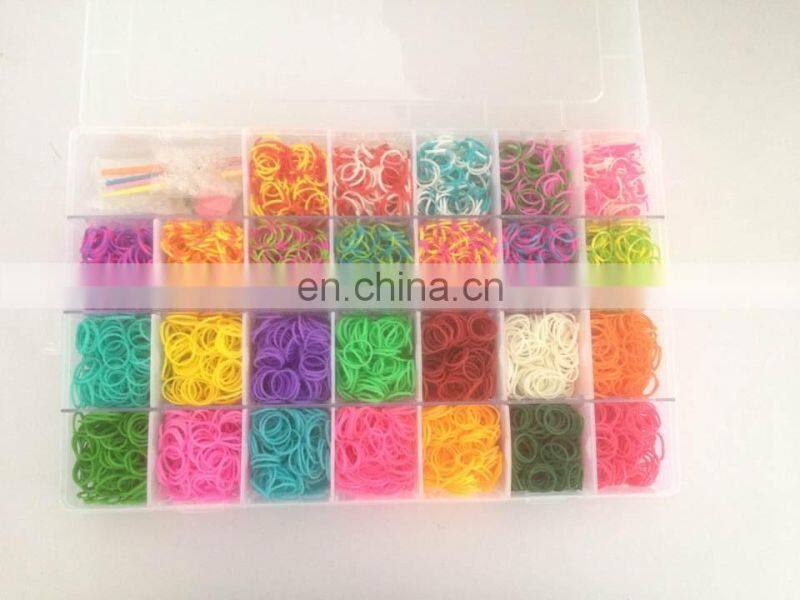 Plastic Organizer Case Rubber Bands Kit