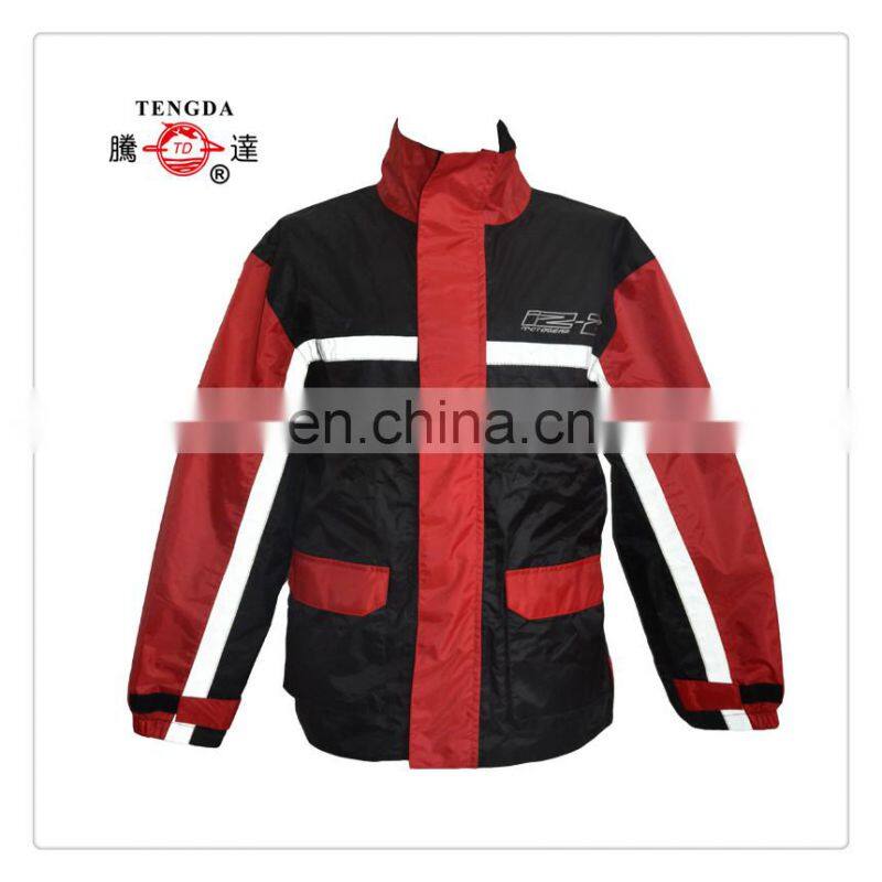 hot sale reflective motorcycle raincoats with pants
