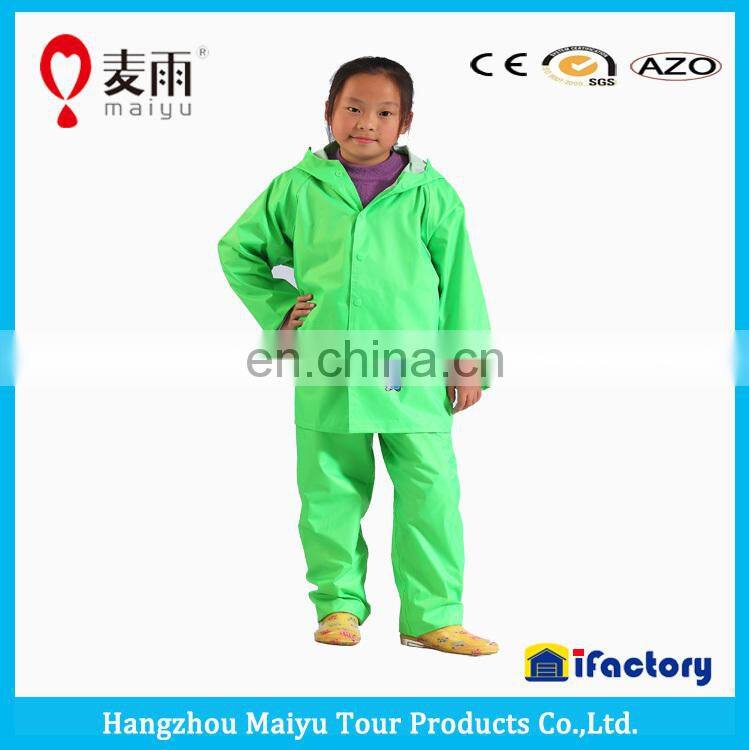 Maiyu waterproof durable rain ponchos children