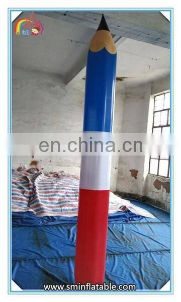 Hot selling giant inflatable pvc pen shape , inflatable pencil for advertising