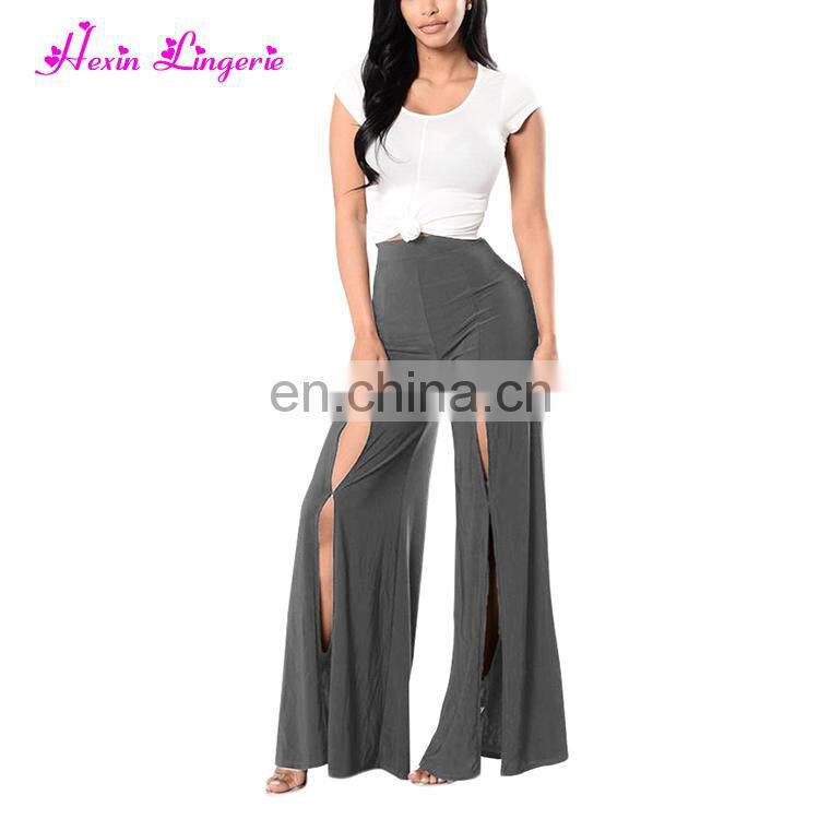 Stretchable Grey High Waisted Pencil women casual design ladies lady pants