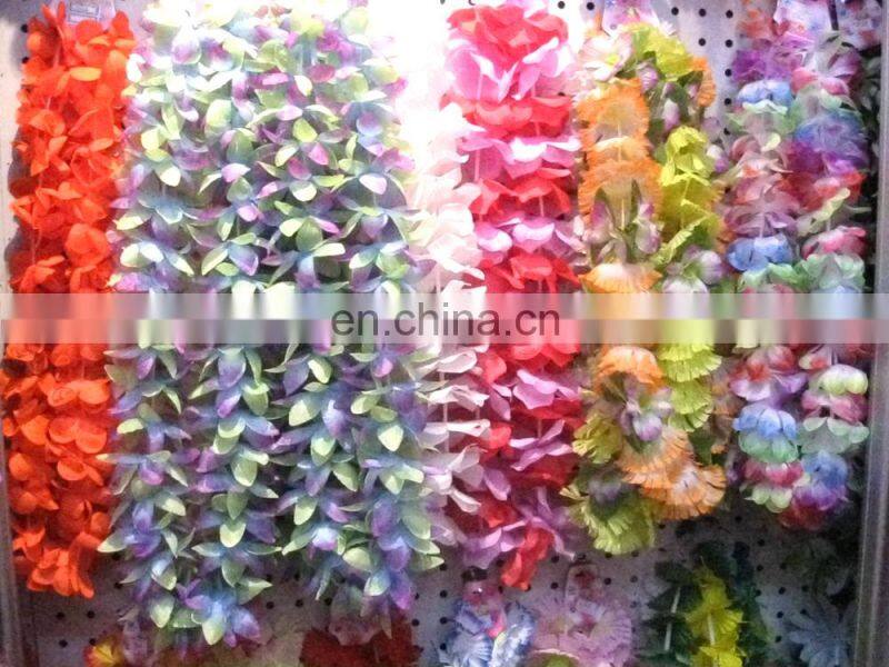 hawaii party plastic flower lei H-P061