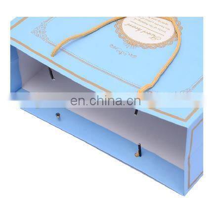 2015 fashion pink good quality luxury paper clothing bag supplier