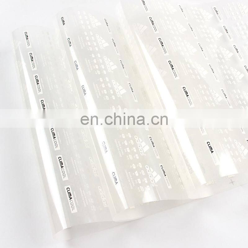 Easy peeling custom heat transfer sticker
