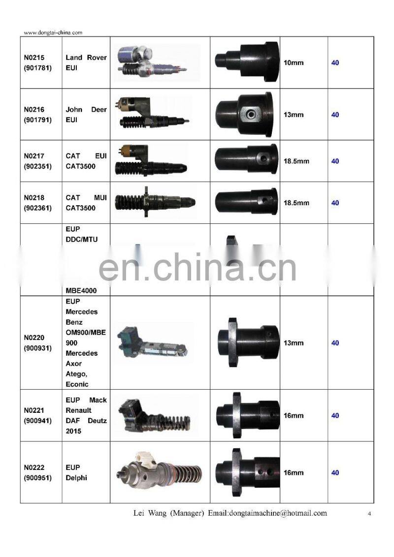EUP/EUI Injector Pump Tester Type Unit Pump Unit Injector Tester Cam Box