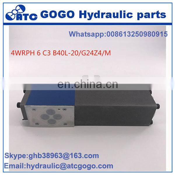 Proportional valve 4WRPH 6 C3 B40L-20/G24Z4/M High-response directional valves 4WRPH 6 C4 B40L-20/G24Z4/M