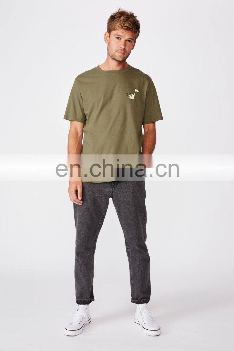 DiZNEW Cartoon Mens 100% Cotton OEM T-shirt