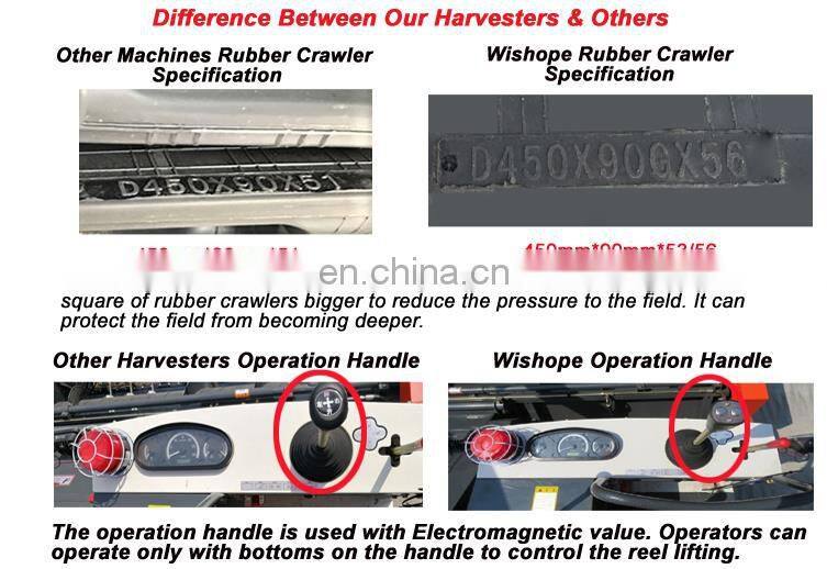 2000 mm Cutter Bar Kubota Rice Combine Harvester for Sale in India