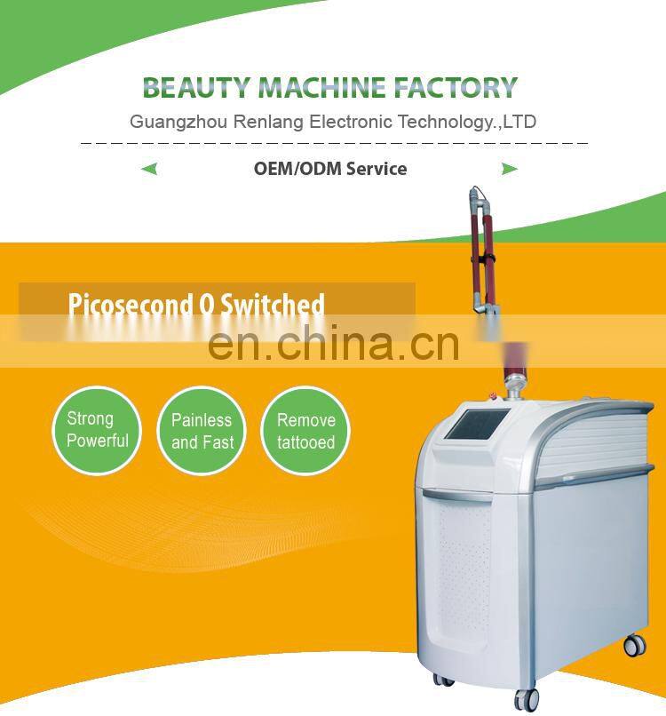 Medical CE Approved 2019 Newest Technology Tattoo Removal 755 nm Picosecond Laser