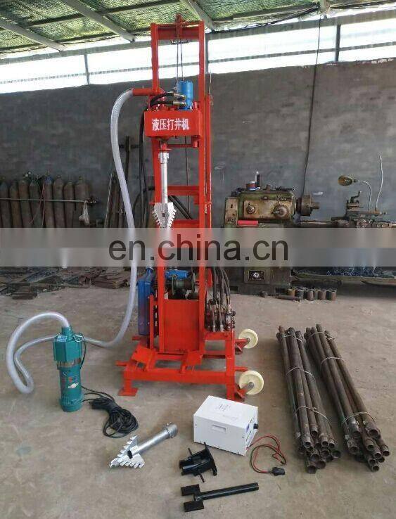 ZX-220 Gasoline hydraulic rotary water well drilling rig machine