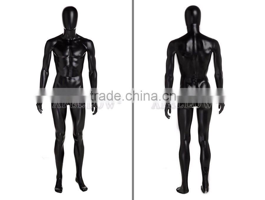 plastic mannequin abstract black men mannequin male dummy manikin SM1BKEG