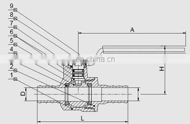 1/2" - 3/4" Inch Valogin 400WOG PEX Forging Lead-Free Brass Ball Valve