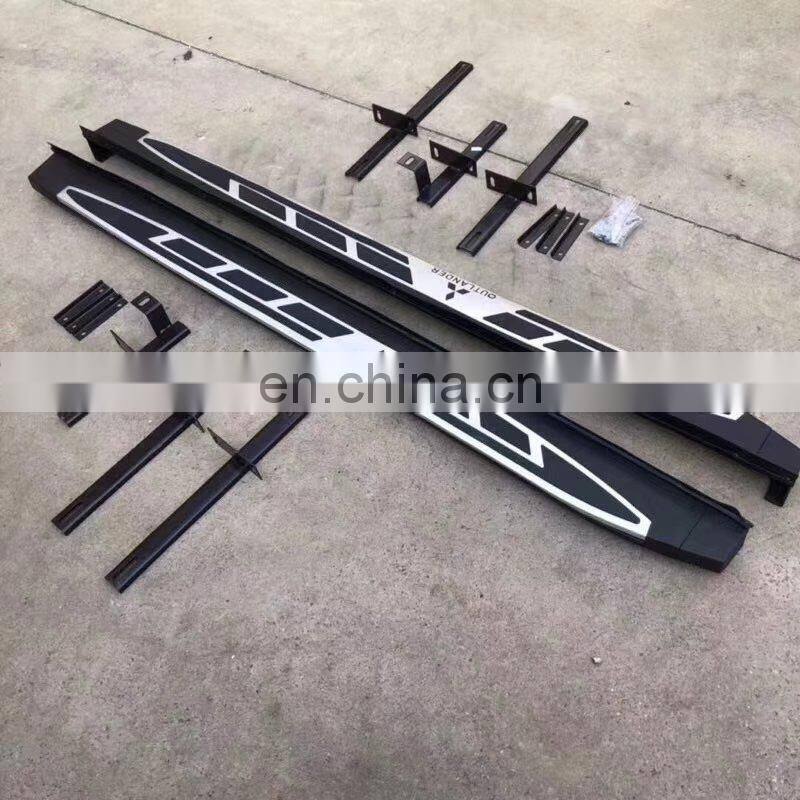 item name side steps aluminium alloy running board for Mitsubishi Outlander 2016+