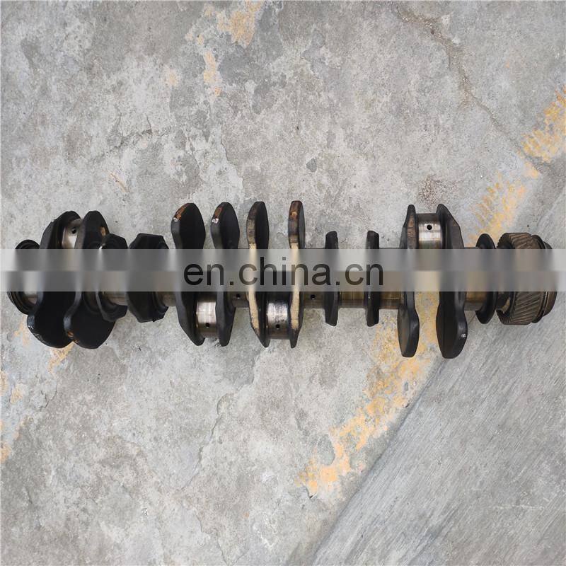 6WG1 Used Excavator engine parts Forged steel Original engine Crankshaft