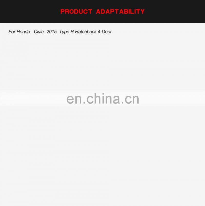 Carbon Fiber Side Fender Trims for Honda Civic Type R Hatchback 4-Door 2015-2016