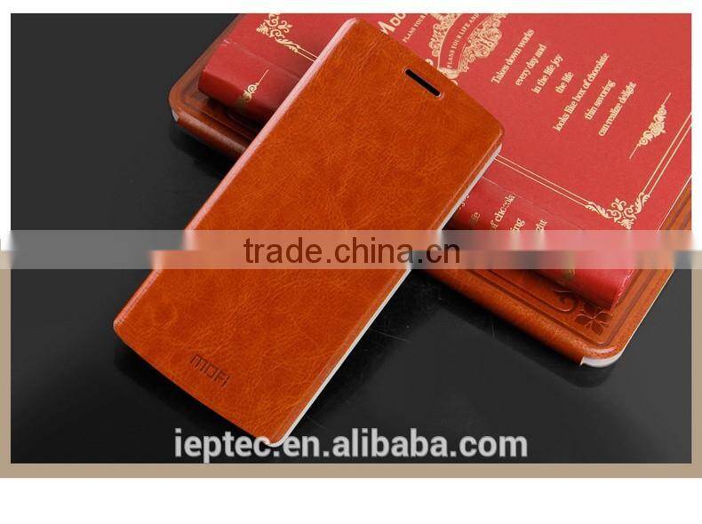 MOFi Brand RUI Series PU Leather Flip Phone Cases Cover for LG G3, TPU Back Cover for LG G3