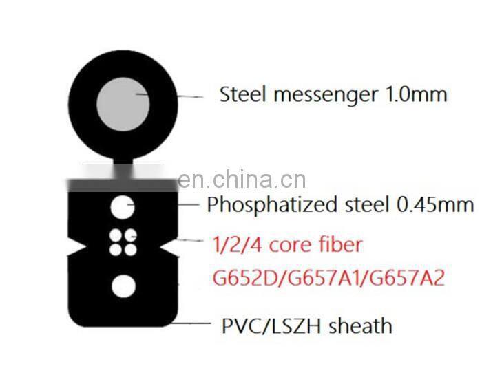 GYXTW 12 Core g652 g652d g657a g657a2 fiber optic cable outdoor