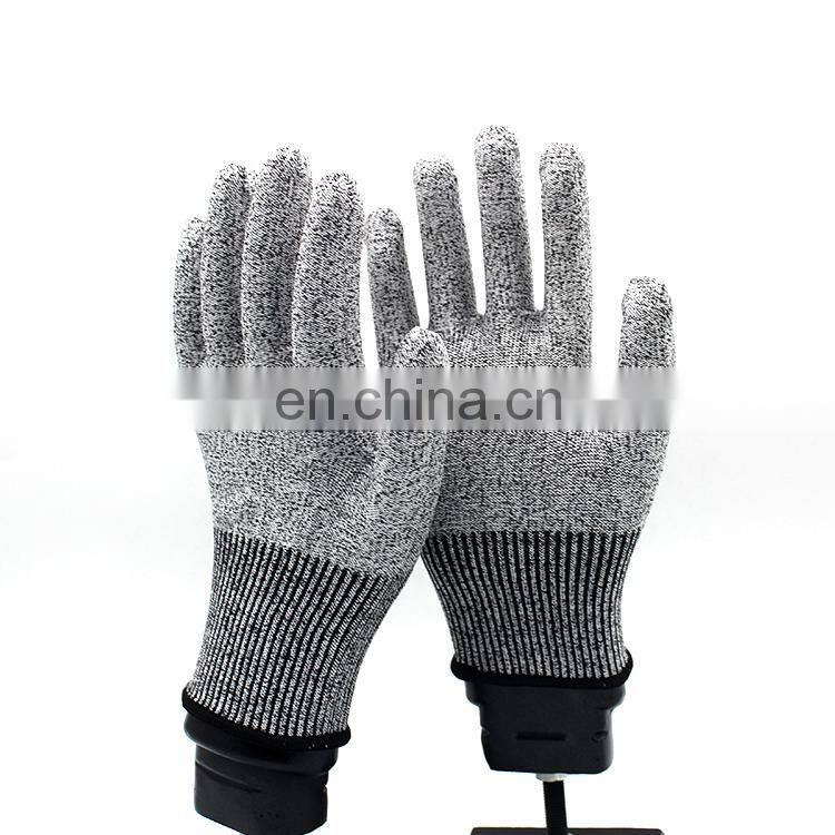 Food Grade Meat Cutting Gloves Hand Protection Anti Cut Gloves Level 5 Cut Resistant Glove For Kitchen Oyster