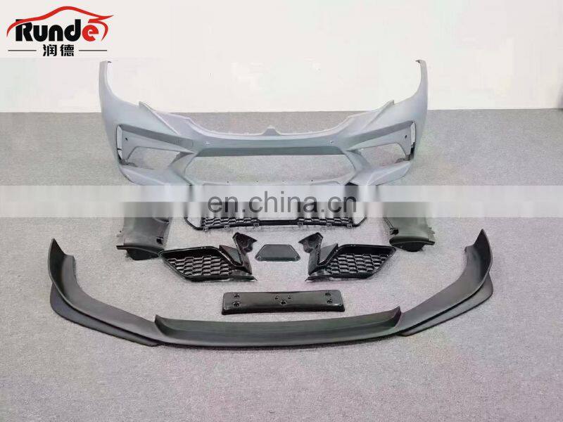 RD Brilliant Quality New arrival M2 M2C Style Body Kit Front Bumper Front Lip Grille For BMW 3 Series G20