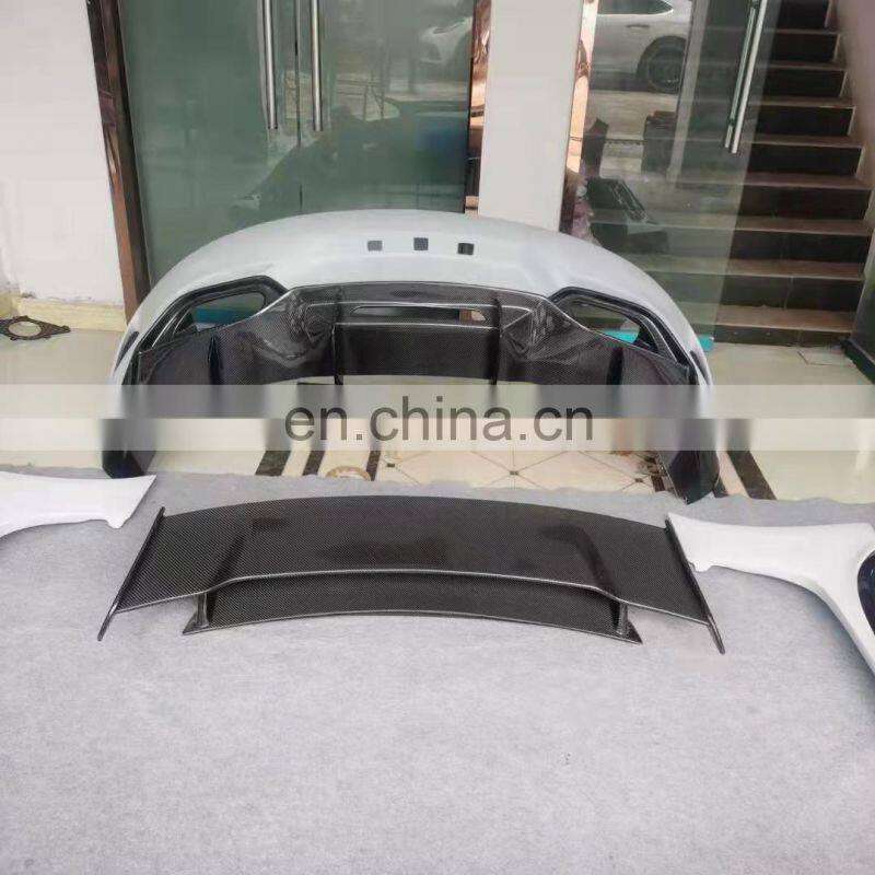 Runde For 14-19 Mercedes-Benz AMG GT GTC GTS IMP Style Body Kit Front Bumper Rear Bumper Front Lip Rear Lip Hood Side Skirt