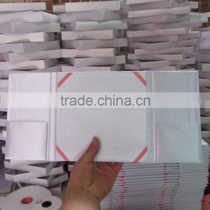 2015 fashionable silk wedding cards with buckle -- T252