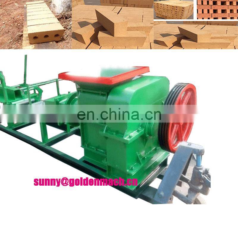 Runxiang Small Scale Hot sale Automatic and Semiautomatic Red Soil earth Clay Logo Brick product line Extruder Making Machine
