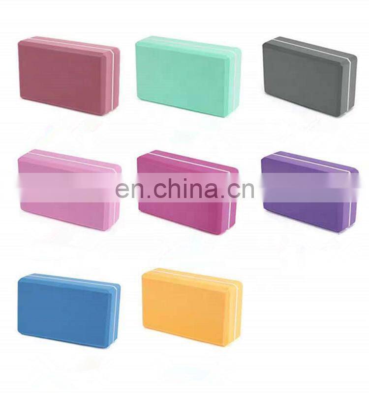 New Custom Yoga Brick Yoga Blocks Supportive, Soft Non-Slip Foam Surface For Yoga, Pilates, Meditation