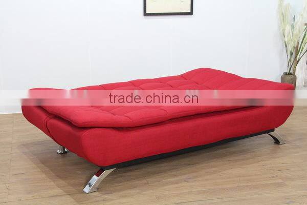 Hot selling Double Cushions Fabric Relax Folding Chair Sofa Bed Home Furniture From China