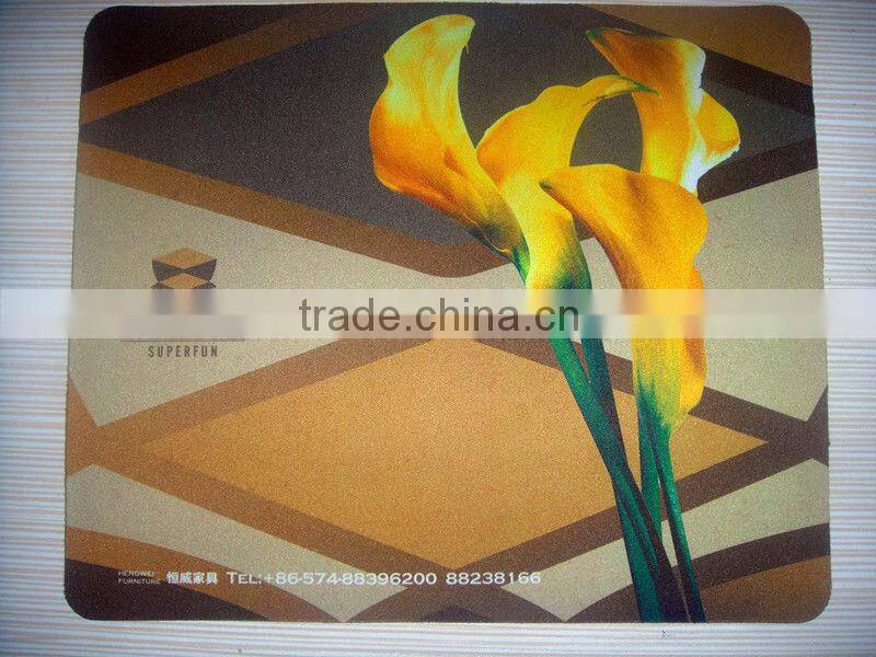 low price PVC + EVA foam mouse pad, cheap custom mouse mats