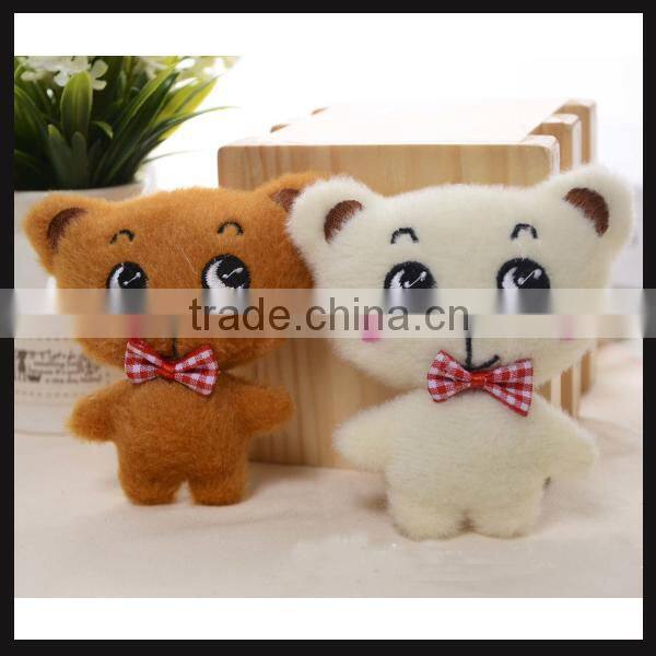 small cute girls plush toy keychian rabbit toy keychians for gifts