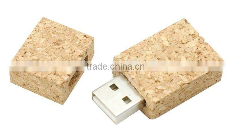 promotion gift wooden silk print logo full capacity usb flash disk