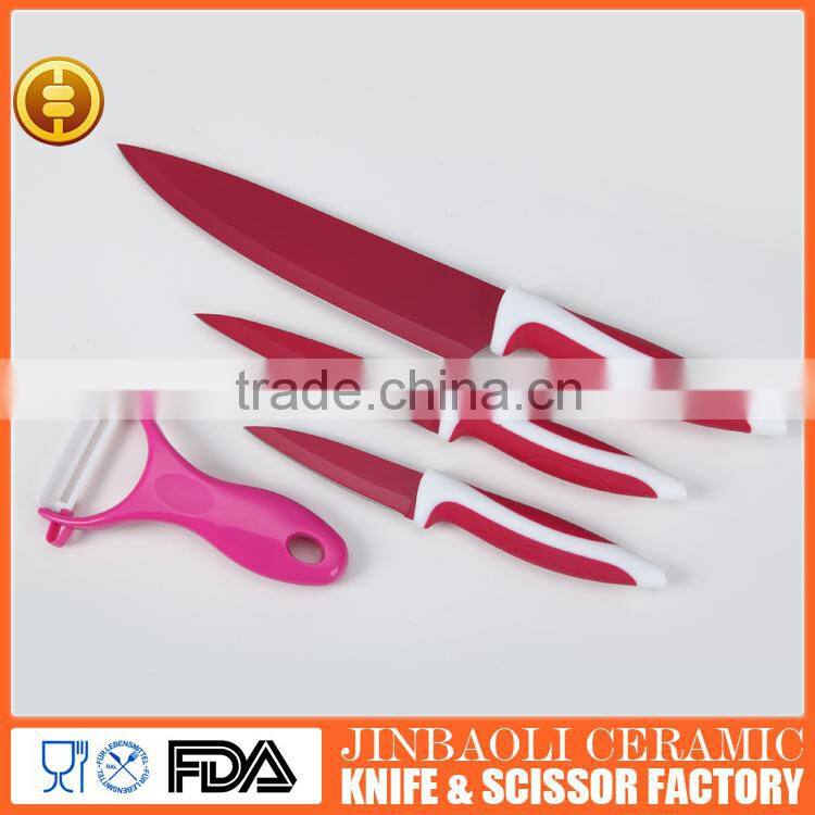 beautiful ceramic coating stainless steel knife
