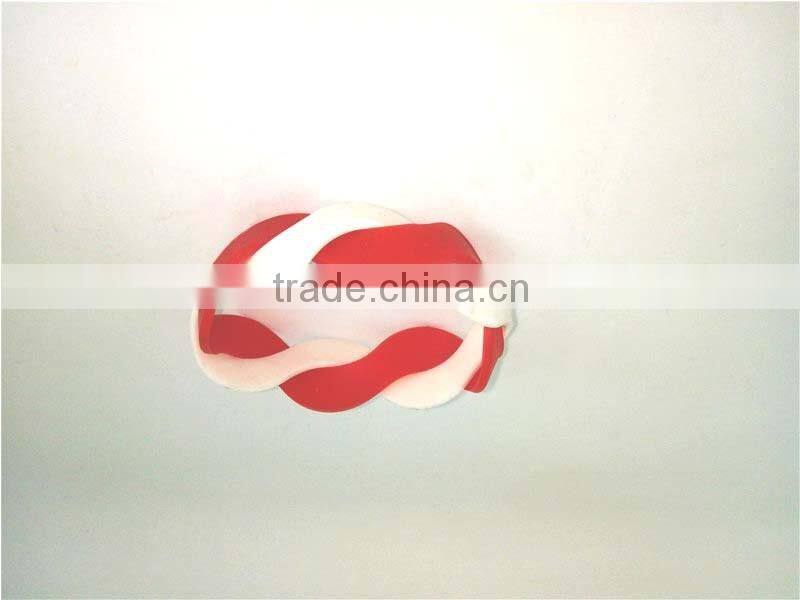 Novetly Eco-friendly Rubber Bracelet Red Cross Silicone Wristband