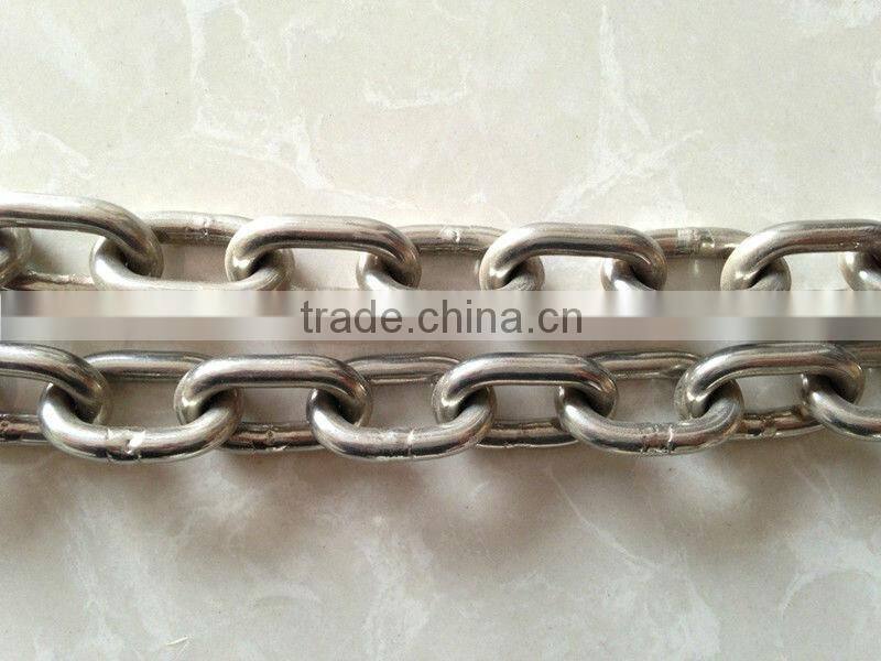 Stainless steel welded link chains factory direct selling